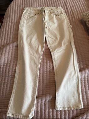 Dear John straight leg carpenter  Women's Cream Jeans